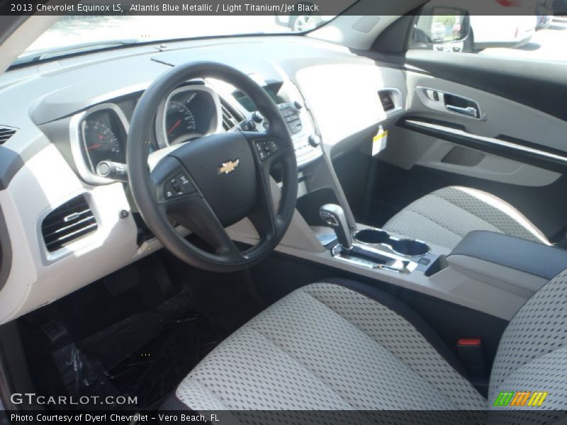 Atlantis Blue Metallic / Light Titanium/Jet Black 2013 Chevrolet Equinox LS