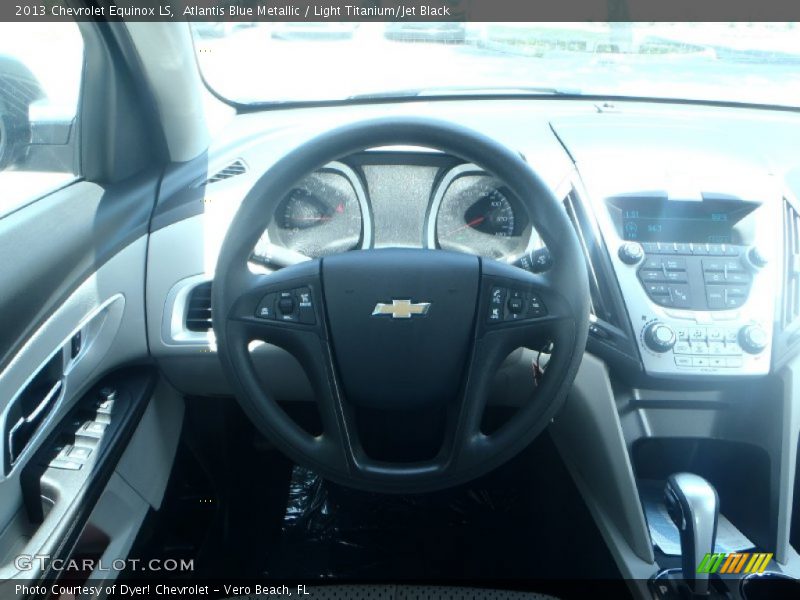 Atlantis Blue Metallic / Light Titanium/Jet Black 2013 Chevrolet Equinox LS