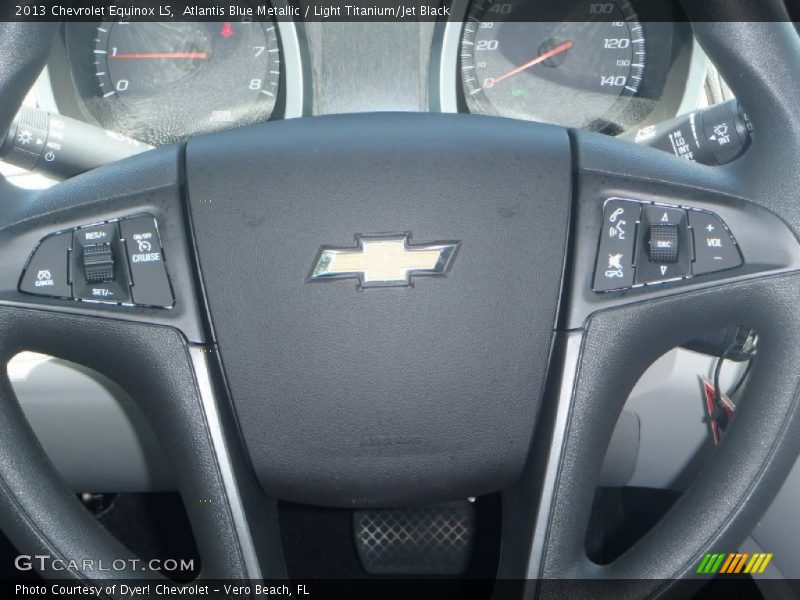 Atlantis Blue Metallic / Light Titanium/Jet Black 2013 Chevrolet Equinox LS