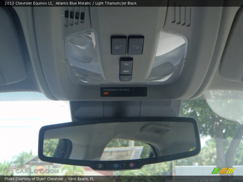 Atlantis Blue Metallic / Light Titanium/Jet Black 2013 Chevrolet Equinox LS