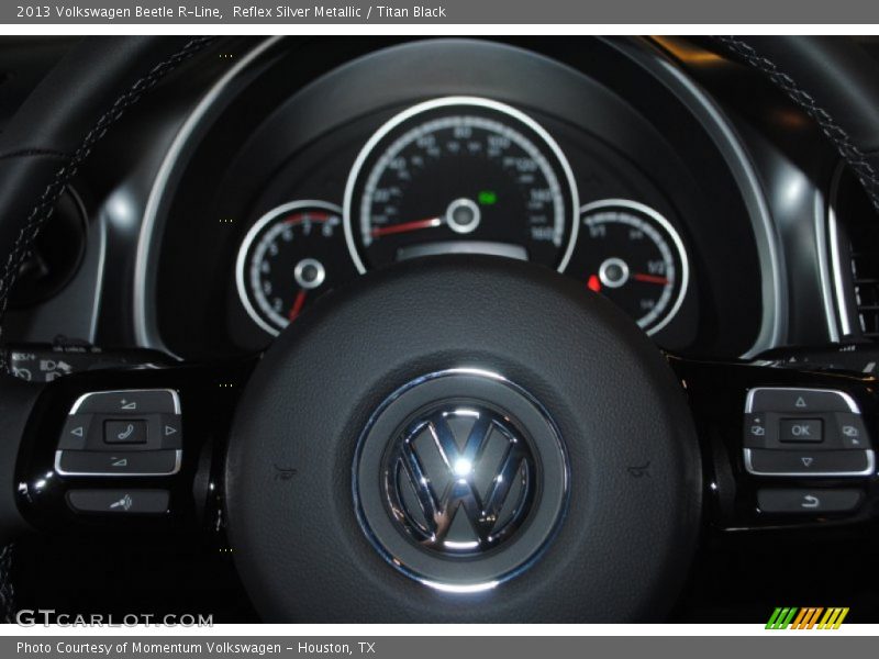 Reflex Silver Metallic / Titan Black 2013 Volkswagen Beetle R-Line
