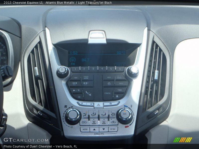Atlantis Blue Metallic / Light Titanium/Jet Black 2013 Chevrolet Equinox LS