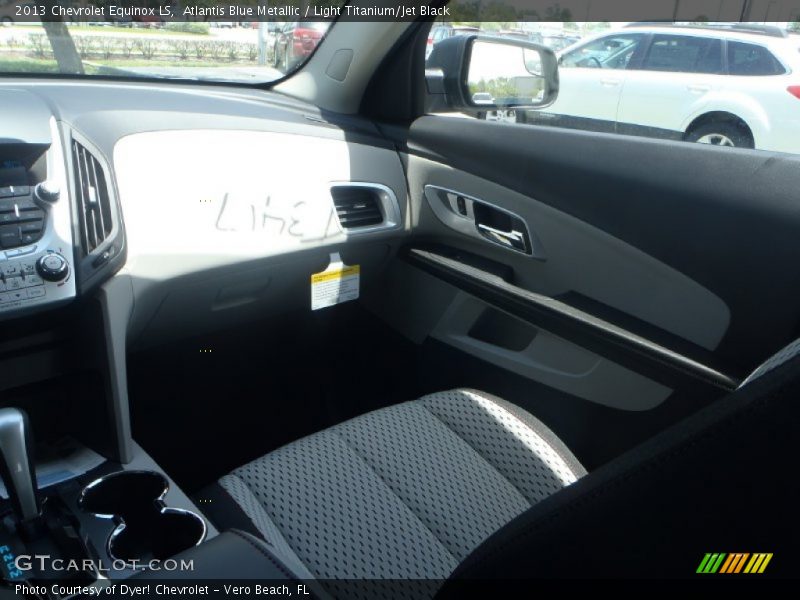Atlantis Blue Metallic / Light Titanium/Jet Black 2013 Chevrolet Equinox LS