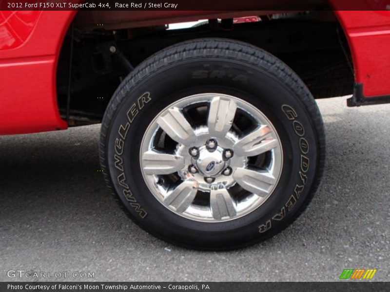 Race Red / Steel Gray 2012 Ford F150 XLT SuperCab 4x4