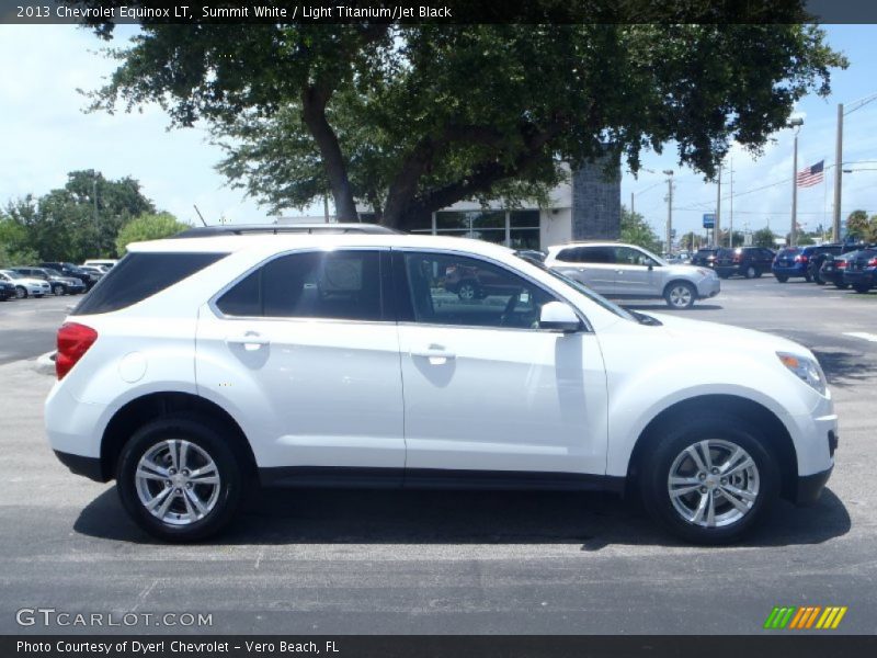 Summit White / Light Titanium/Jet Black 2013 Chevrolet Equinox LT