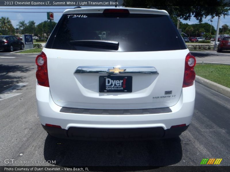 Summit White / Light Titanium/Jet Black 2013 Chevrolet Equinox LT