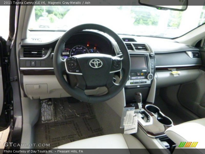 Magnetic Gray Metallic / Ash 2013 Toyota Camry XLE V6
