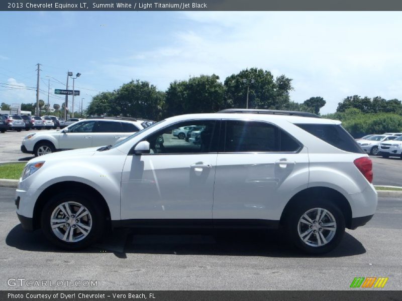 Summit White / Light Titanium/Jet Black 2013 Chevrolet Equinox LT