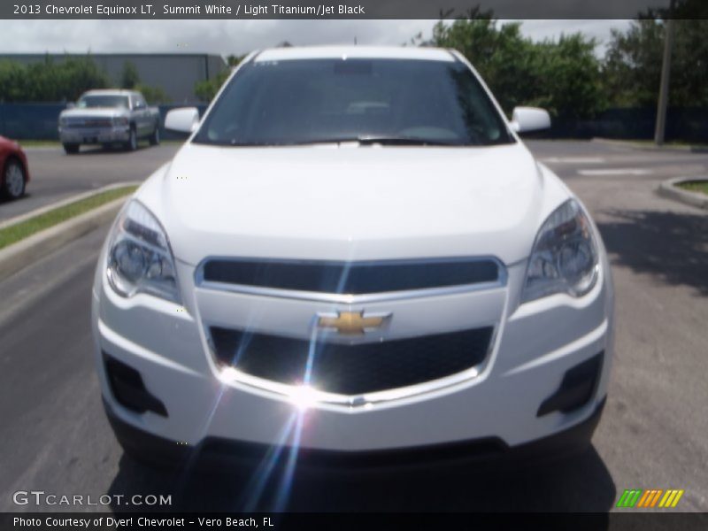 Summit White / Light Titanium/Jet Black 2013 Chevrolet Equinox LT