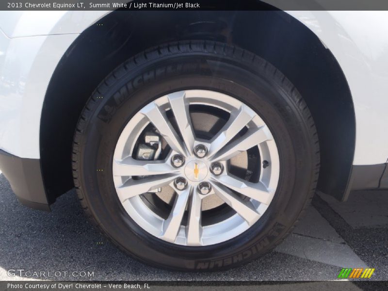 Summit White / Light Titanium/Jet Black 2013 Chevrolet Equinox LT