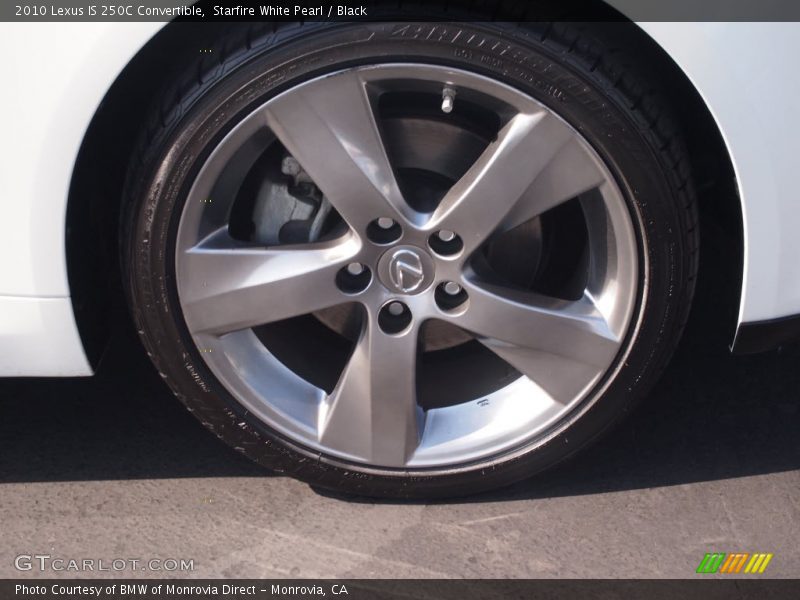 Starfire White Pearl / Black 2010 Lexus IS 250C Convertible
