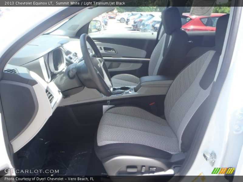 Summit White / Light Titanium/Jet Black 2013 Chevrolet Equinox LT