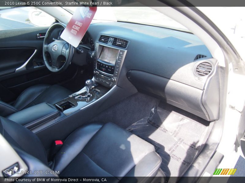 Starfire White Pearl / Black 2010 Lexus IS 250C Convertible