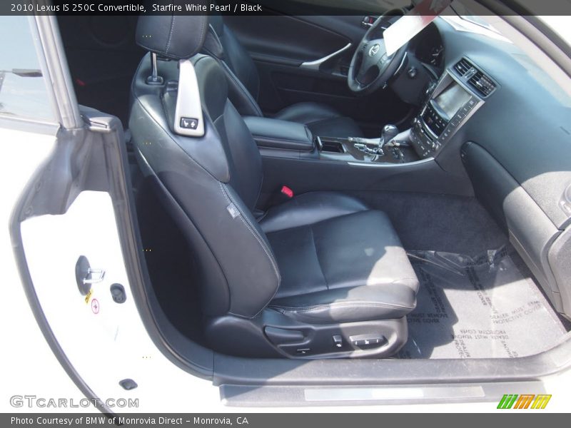 Starfire White Pearl / Black 2010 Lexus IS 250C Convertible
