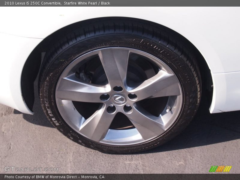 Starfire White Pearl / Black 2010 Lexus IS 250C Convertible