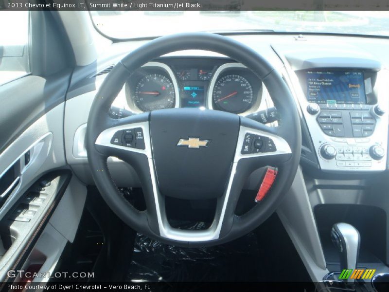 Summit White / Light Titanium/Jet Black 2013 Chevrolet Equinox LT