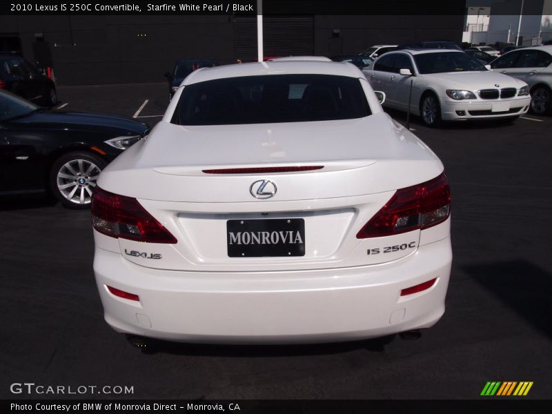 Starfire White Pearl / Black 2010 Lexus IS 250C Convertible