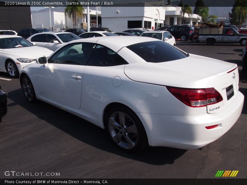 Starfire White Pearl / Black 2010 Lexus IS 250C Convertible
