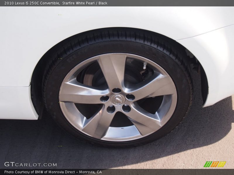 Starfire White Pearl / Black 2010 Lexus IS 250C Convertible