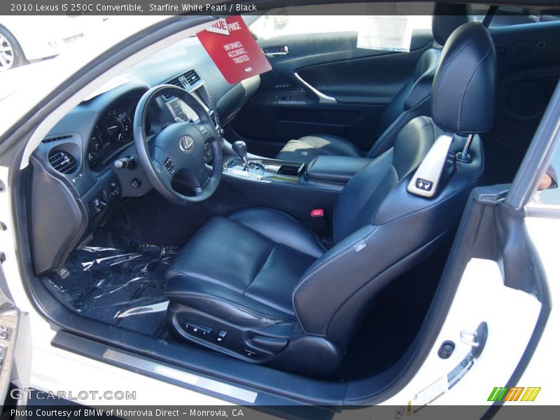 Starfire White Pearl / Black 2010 Lexus IS 250C Convertible