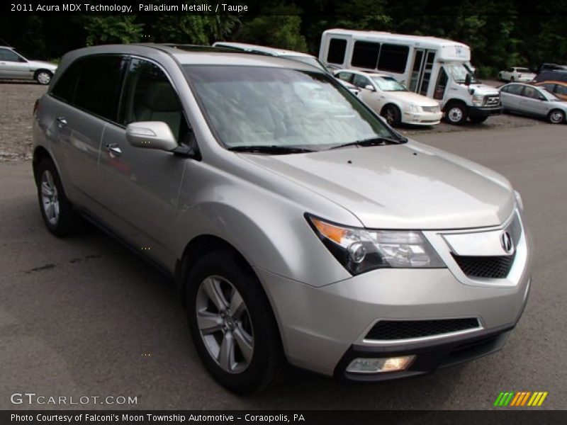Palladium Metallic / Taupe 2011 Acura MDX Technology