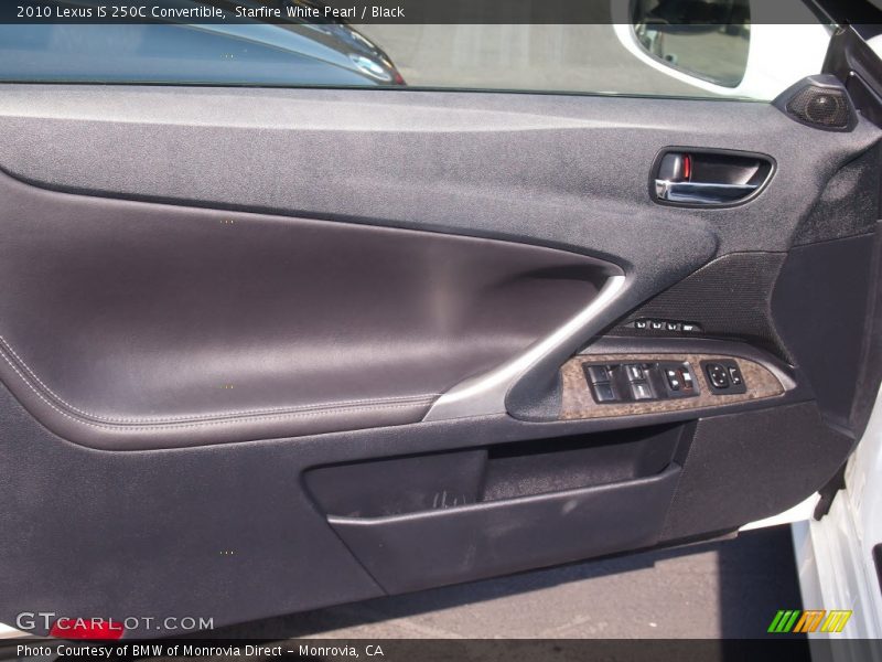 Starfire White Pearl / Black 2010 Lexus IS 250C Convertible