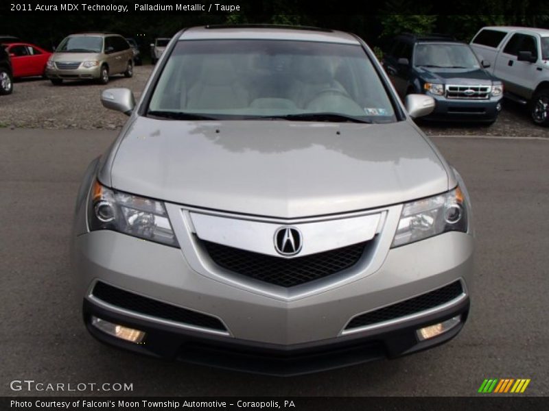 Palladium Metallic / Taupe 2011 Acura MDX Technology