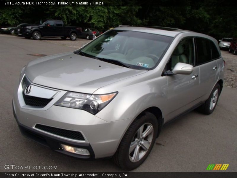 Palladium Metallic / Taupe 2011 Acura MDX Technology