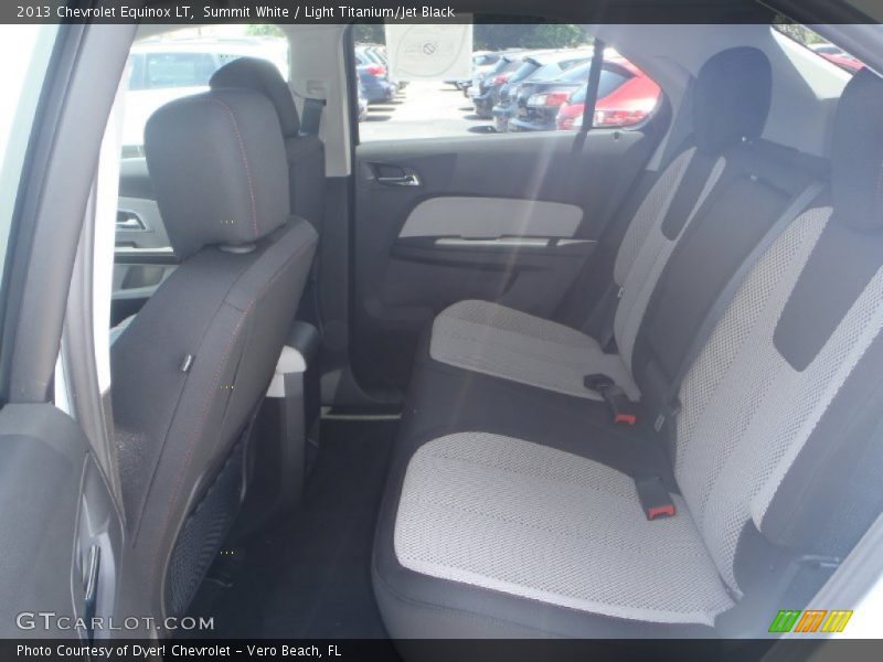 Summit White / Light Titanium/Jet Black 2013 Chevrolet Equinox LT