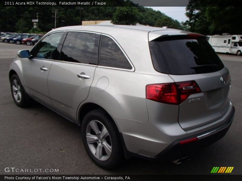 Palladium Metallic / Taupe 2011 Acura MDX Technology
