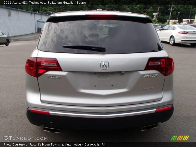 Palladium Metallic / Taupe 2011 Acura MDX Technology