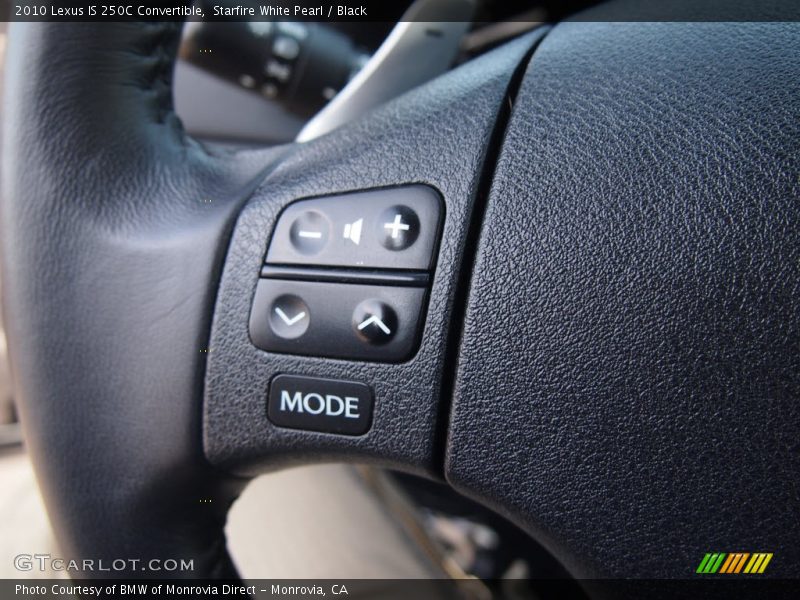 Starfire White Pearl / Black 2010 Lexus IS 250C Convertible