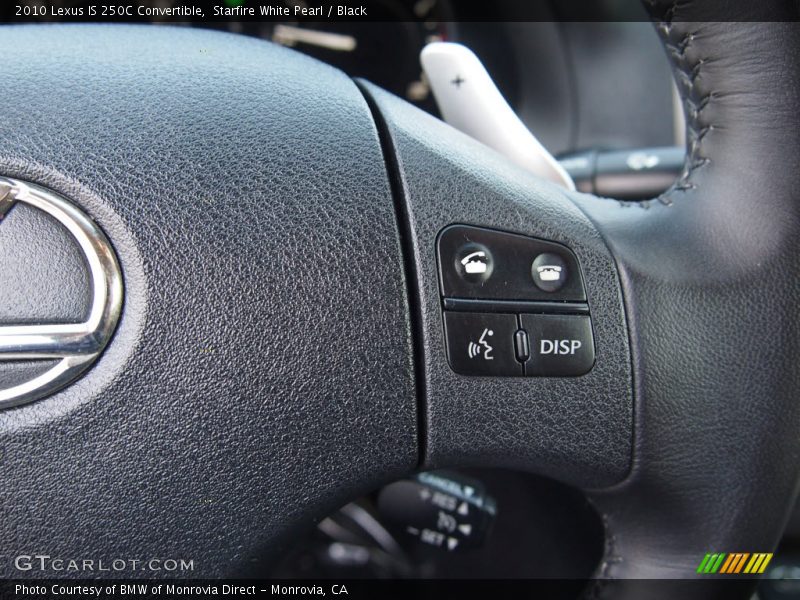 Starfire White Pearl / Black 2010 Lexus IS 250C Convertible