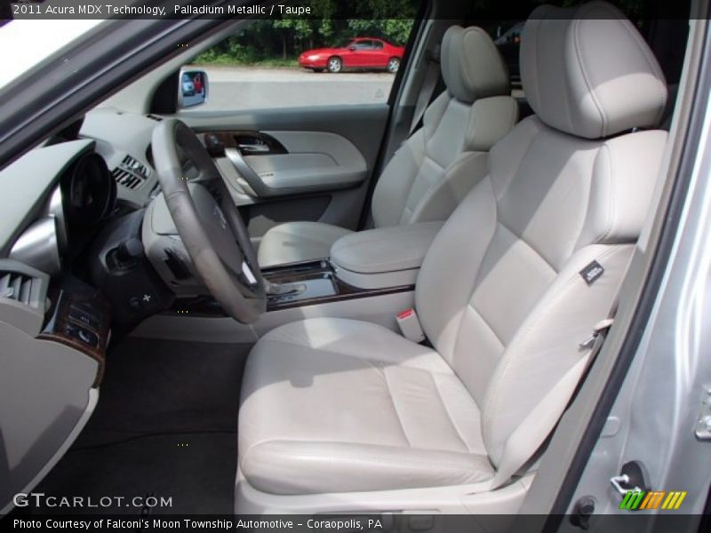 Palladium Metallic / Taupe 2011 Acura MDX Technology