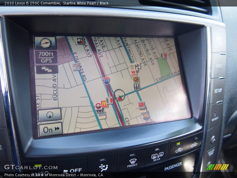 Starfire White Pearl / Black 2010 Lexus IS 250C Convertible