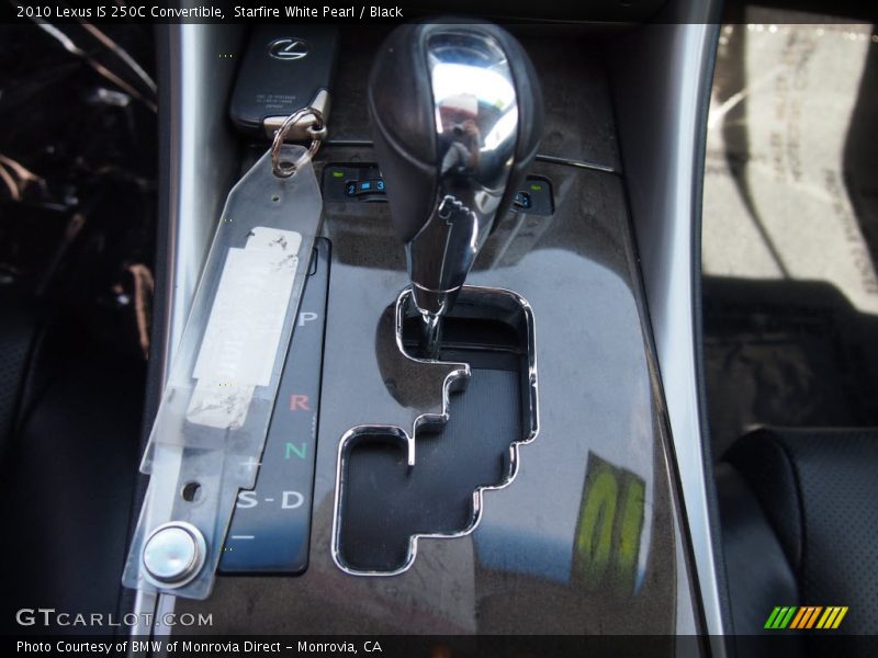 Starfire White Pearl / Black 2010 Lexus IS 250C Convertible