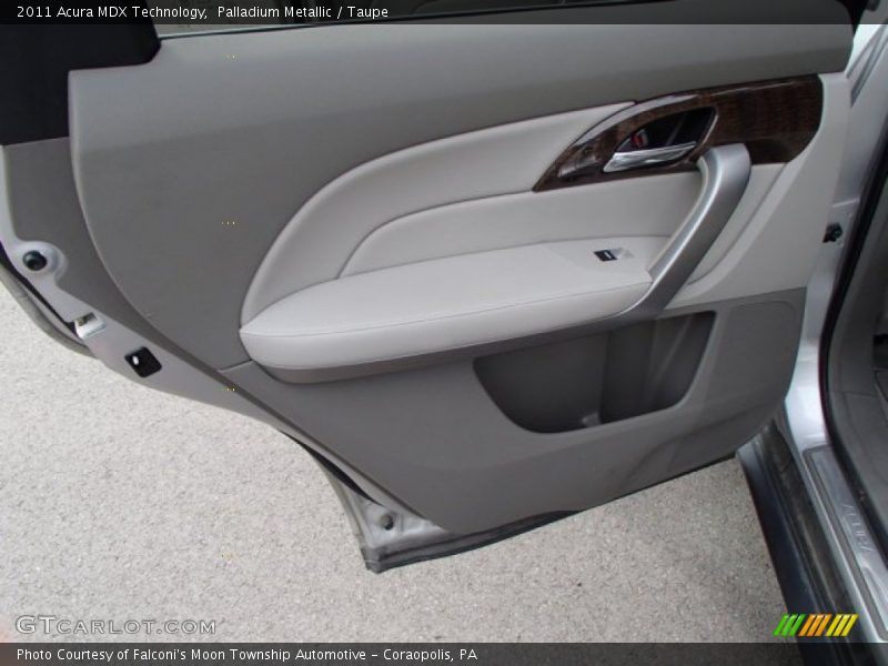 Palladium Metallic / Taupe 2011 Acura MDX Technology