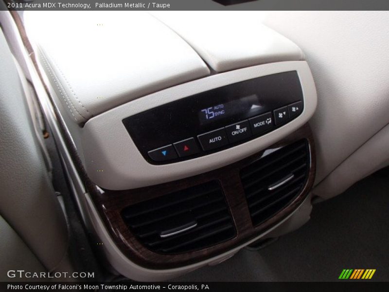 Palladium Metallic / Taupe 2011 Acura MDX Technology