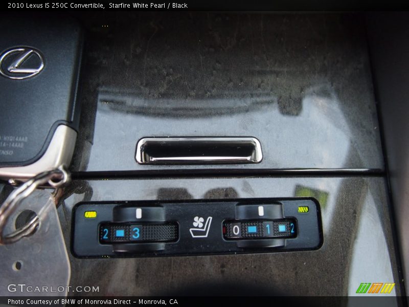 Starfire White Pearl / Black 2010 Lexus IS 250C Convertible