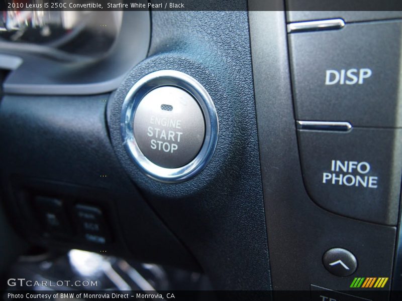 Starfire White Pearl / Black 2010 Lexus IS 250C Convertible