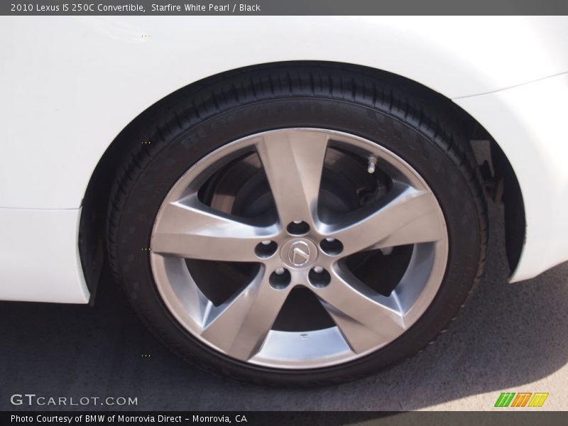 Starfire White Pearl / Black 2010 Lexus IS 250C Convertible