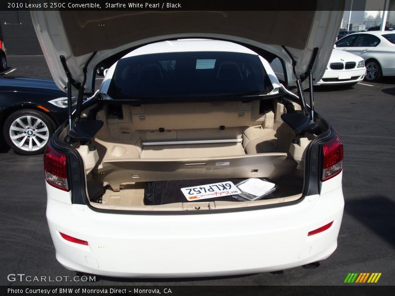 Starfire White Pearl / Black 2010 Lexus IS 250C Convertible