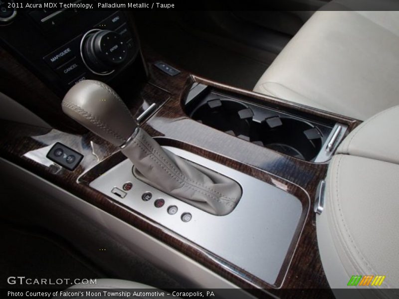 Palladium Metallic / Taupe 2011 Acura MDX Technology