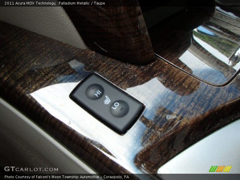 Palladium Metallic / Taupe 2011 Acura MDX Technology