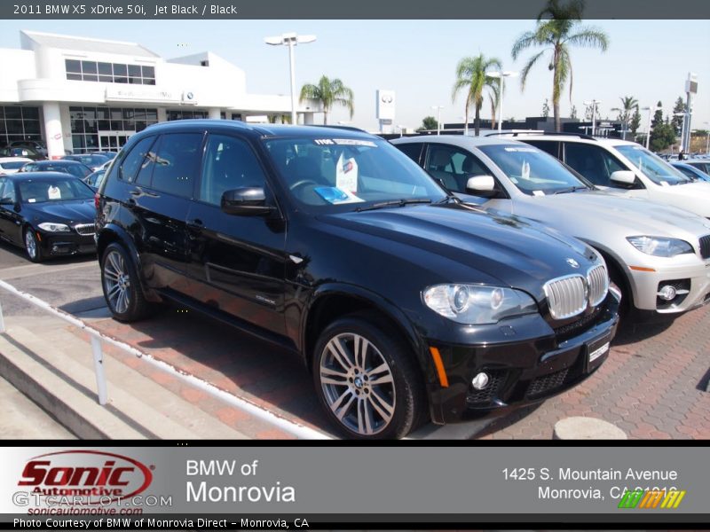 Jet Black / Black 2011 BMW X5 xDrive 50i