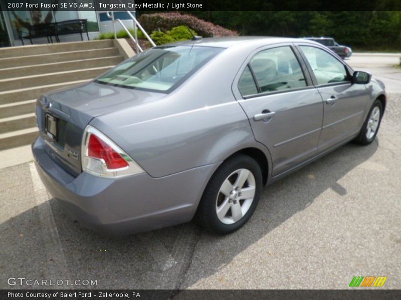 Tungsten Grey Metallic / Light Stone 2007 Ford Fusion SE V6 AWD