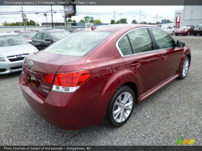 Venetian Red Pearl / Ivory 2014 Subaru Legacy 2.5i Premium