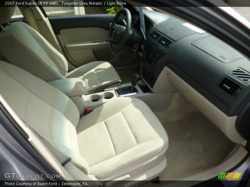 Tungsten Grey Metallic / Light Stone 2007 Ford Fusion SE V6 AWD
