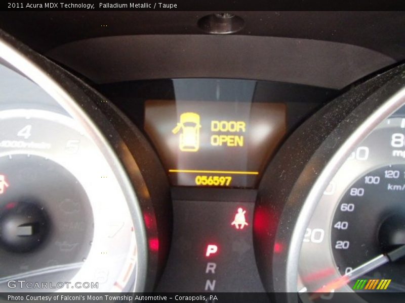 Palladium Metallic / Taupe 2011 Acura MDX Technology