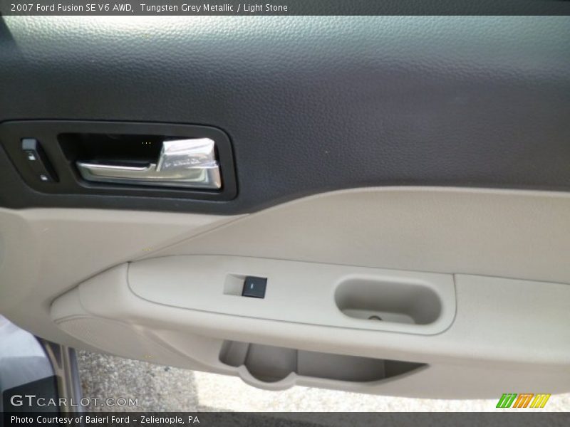 Tungsten Grey Metallic / Light Stone 2007 Ford Fusion SE V6 AWD